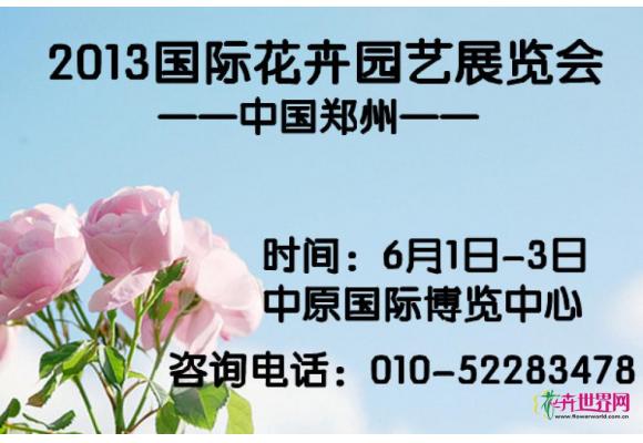 中国国际花卉园艺展览会6月份在郑州举办